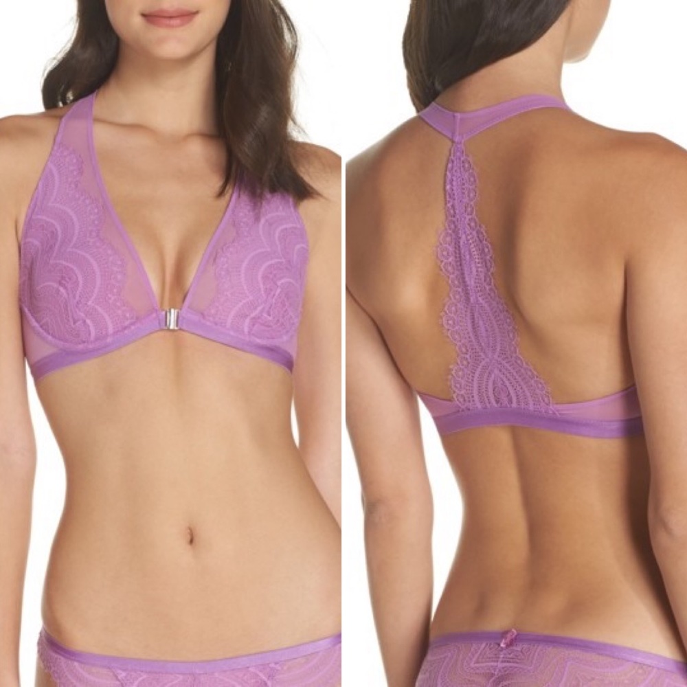 ⭑Free People Clara Eyelash Underwire Bra